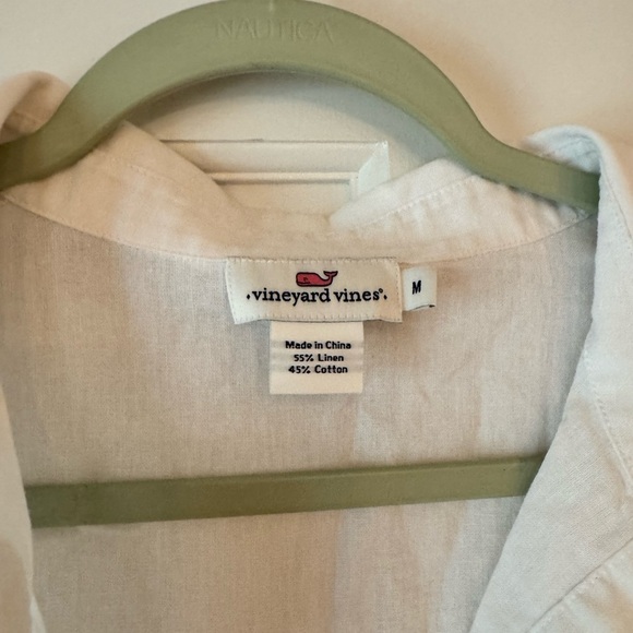 Vineyard Vines Crisp White Linen-Cotton Shirt - Picture 2 of 3